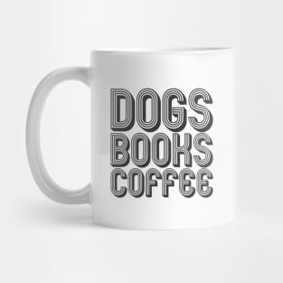 Dogs, Books, Coffee Mug